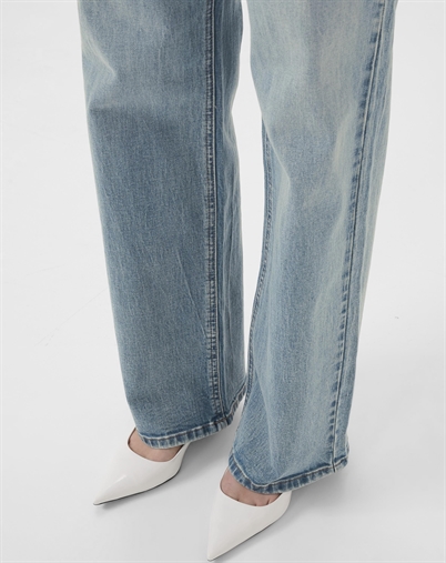 Gestuz - GZZolani HW Wide Jeans - Washed Blue